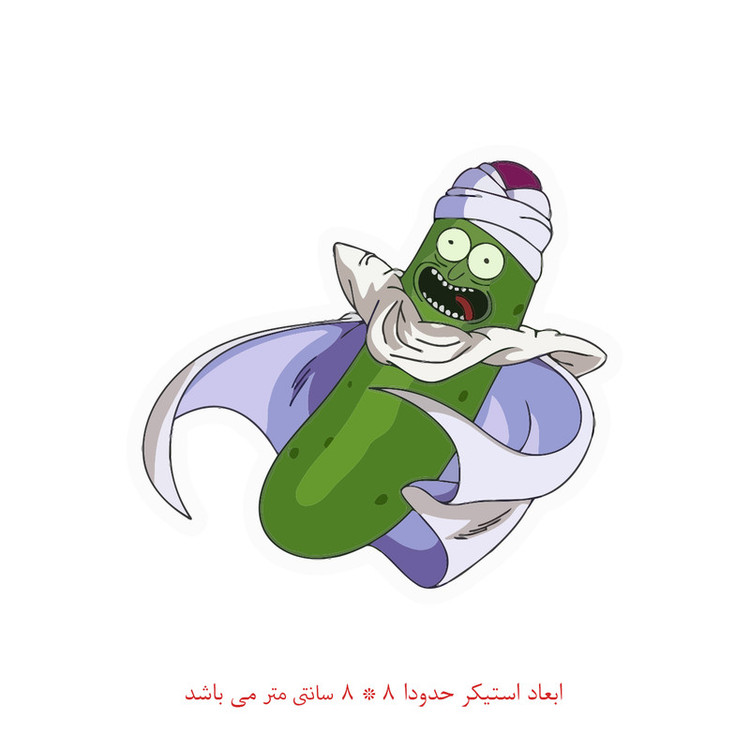 استیکر لپ تاپ طرح پیکل ریک کد 2258