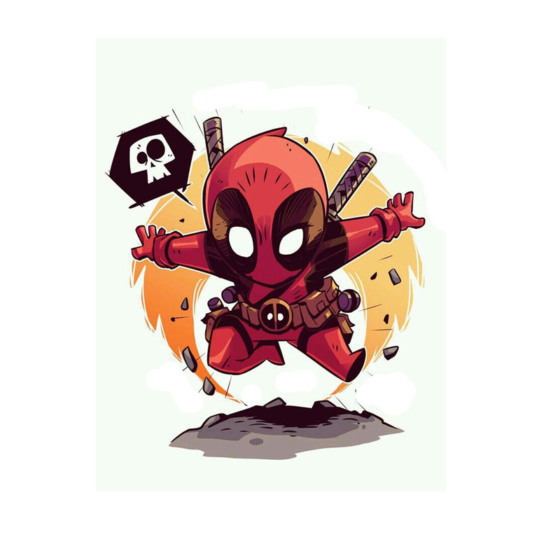 استیکر لپ تاپ و موبایل مدل سریال طرح Deadpool کد 2546