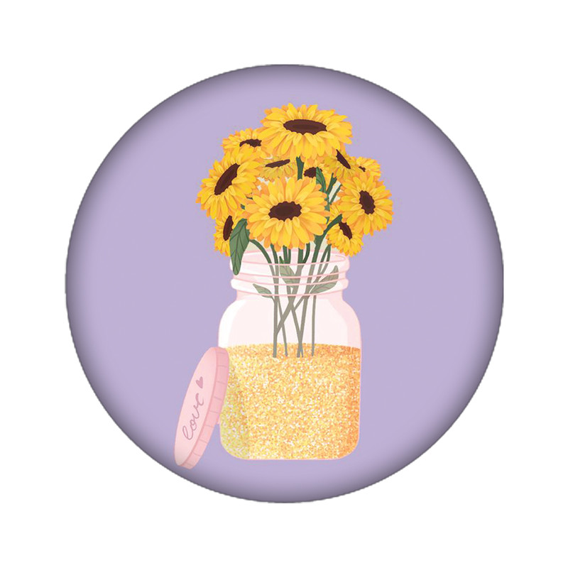 استیکر لپ تاپ طرح گل کد 3773