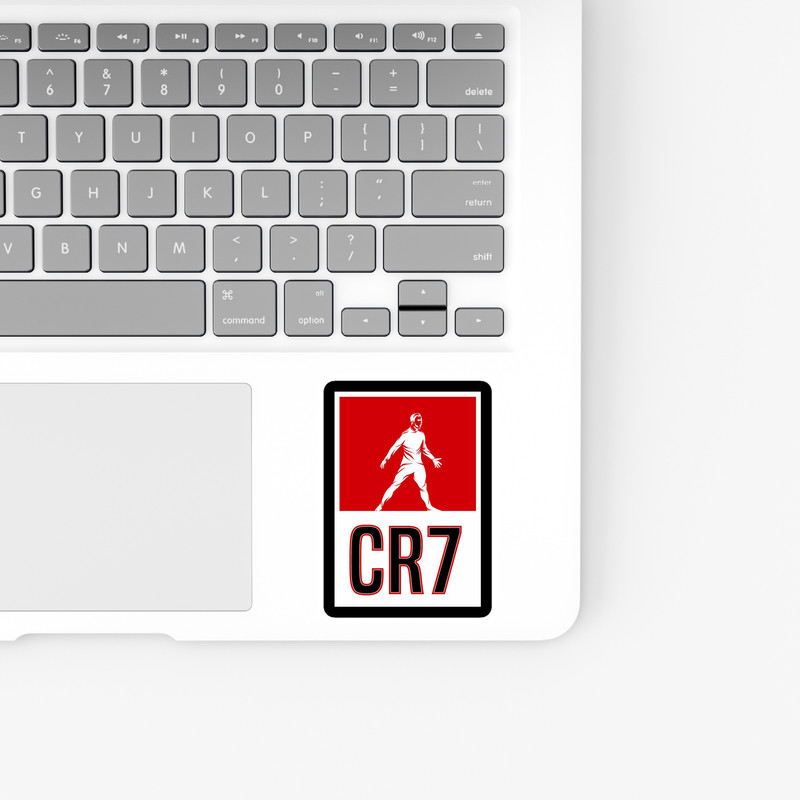 استیکر لپ تاپ و موبایل بووم طرح رونالدو مدل CR7 کد JD26