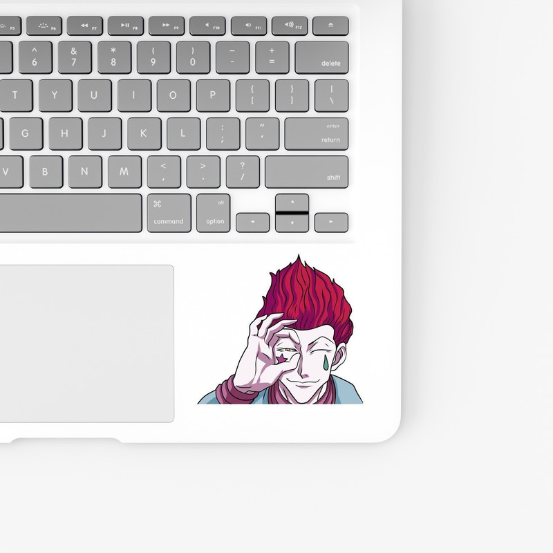 استیکر لپ تاپ و موبایل بووم طرح انیمه Hunter X Hunter مدل Hisoka1 کد JD23