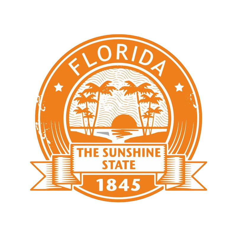 استیکر لپ تاپ طرح Florida کد STL1135