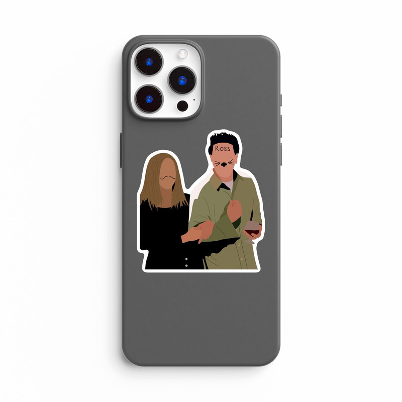 استیکر لپ تاپ و موبایل بووم طرح سریال Friends مدل Chandler کد ET55