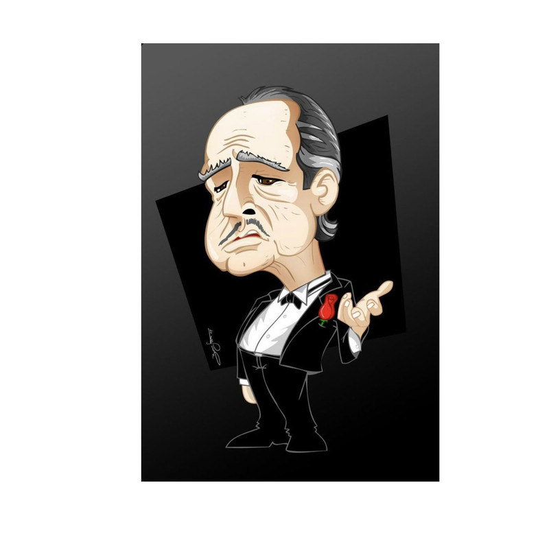 استیکر لپ تاپ و موبایل مدل سریال طرح پدر خوانده The Godfather کد 4952