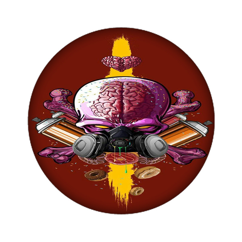 استیکر لپ تاپ طرح مغز کد 3913
