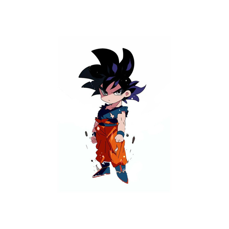 استیکر لپ تاپ و موبایل مدل انیمه طرح دراگون بال سان گوکو Dragon ball Son Goku کد 3699