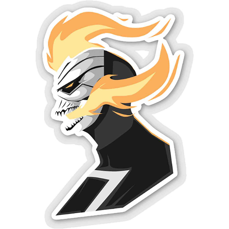 استیکر لپ تاپ طرح Ghost Rider کد ST742