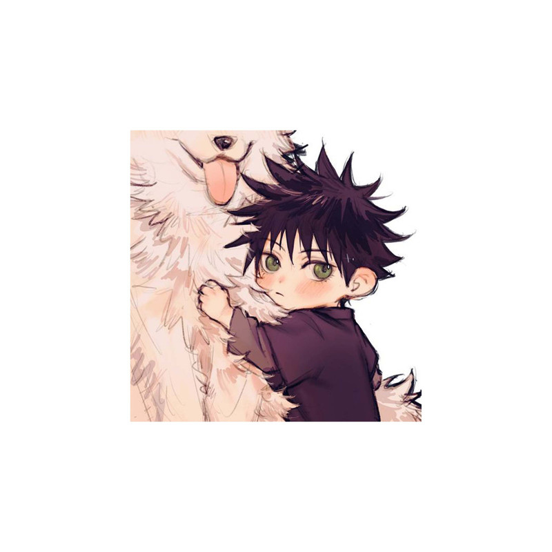 استیکر لپ تاپ و موبایل مدل انیمه طرح جوجوتسو کایسن مگومی فوشیگورو Jujutsu Kaisen Megumi Fushiguro کد 2287