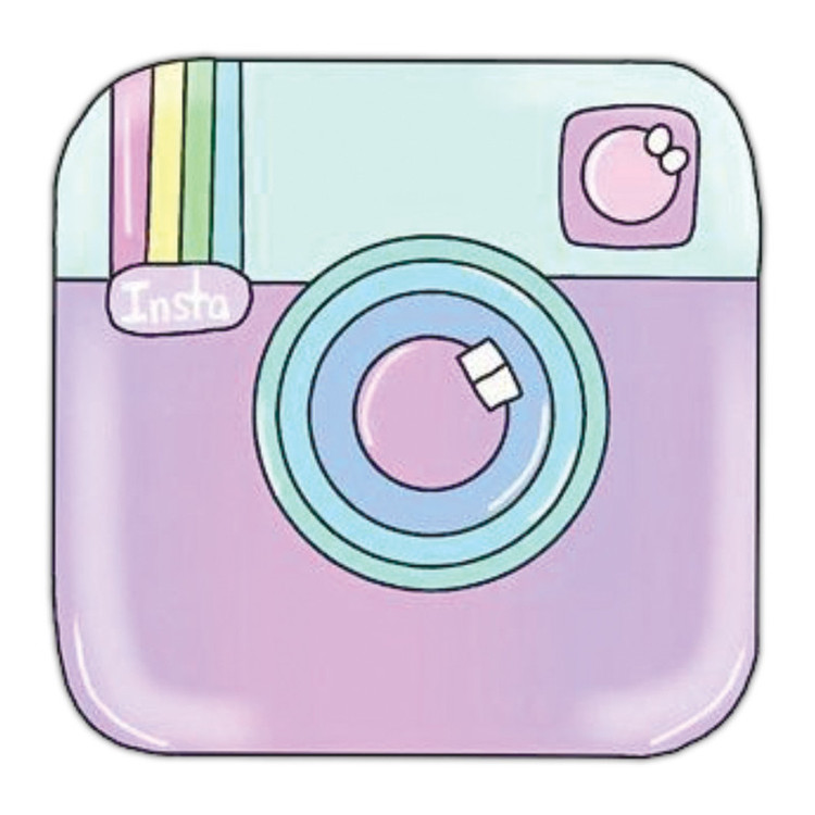 استیکر لپ تاپ طرح دوربین مدل instagram
