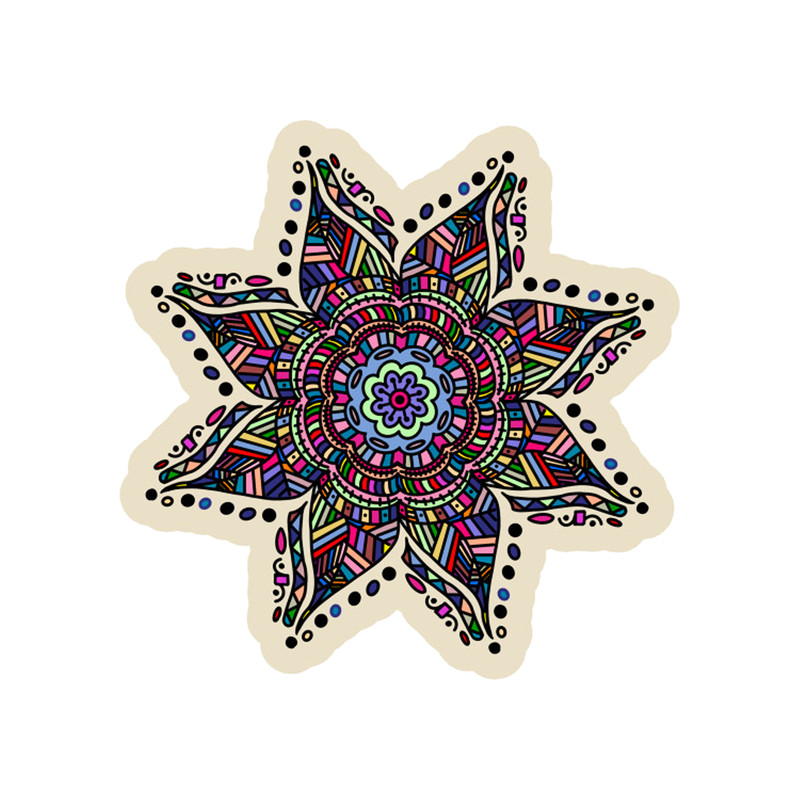 استیکر لپ تاپ طرح اسلیمی کد STL1221