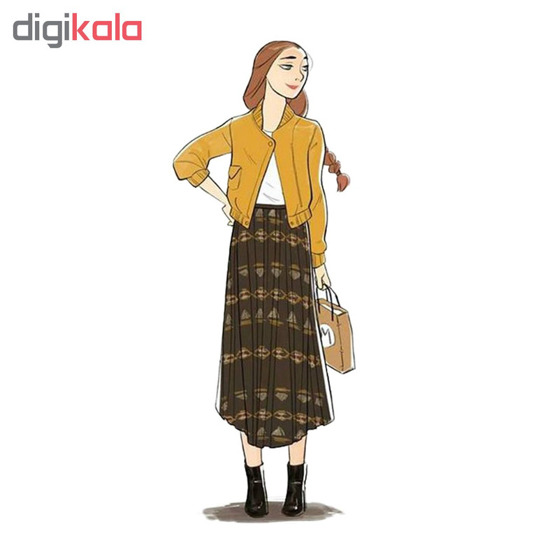 استیکر لپ تاپ طرح دختر کد 377