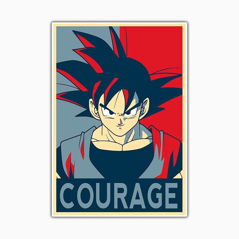 استیکر لپ تاپ و موبایل بووم طرح Anime Dragon BallZ مدل RB کد FR14