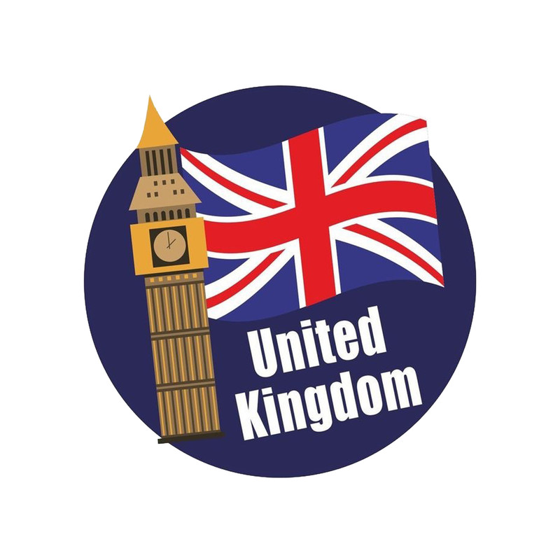 استیکر لپ تاپ طرح United Kingdom کد STL1136