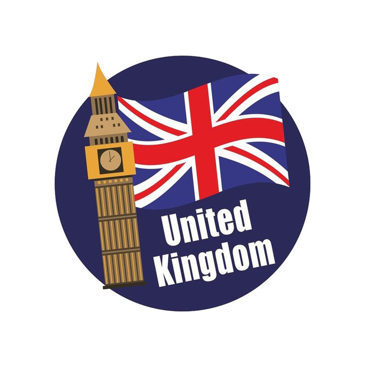 استیکر لپ تاپ طرح United Kingdom کد STL1136