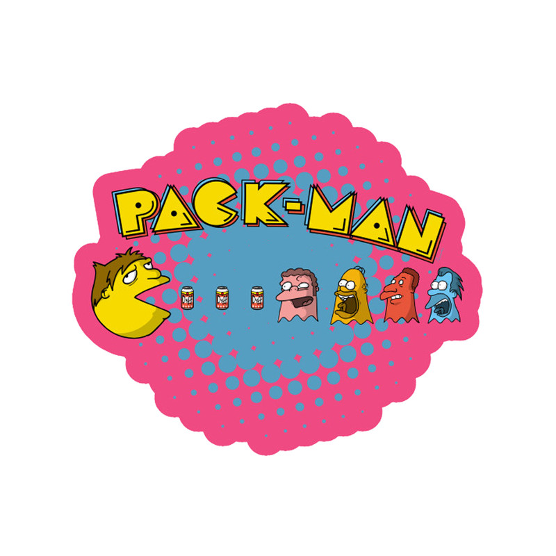 استیکر لپ تاپ طرح Packman کد STL1180
