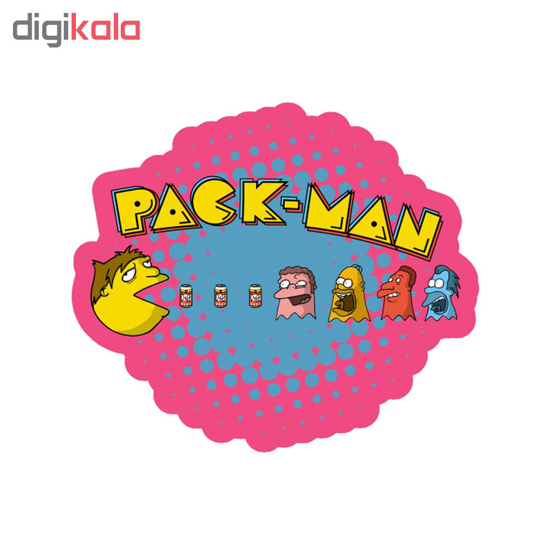 استیکر لپ تاپ طرح Packman کد STL1180