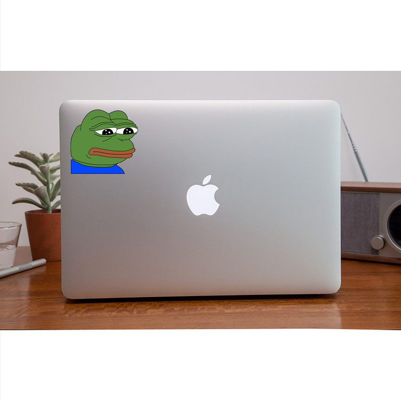استیکر لپ تاپ مدل FeelsBadMan