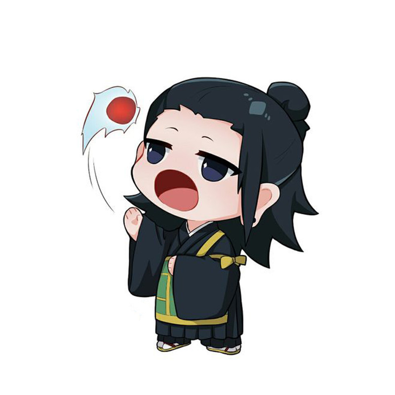 استیکر لپ تاپ و موبایل مدل انیمه طرح جوجوتسو کایسن سوگورو گتو jujutsu kaisen suguru geto کد 686