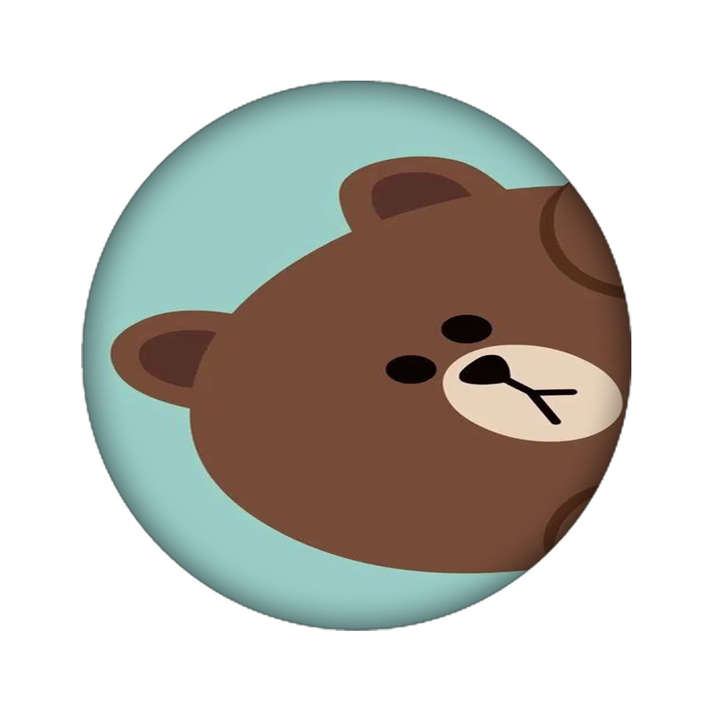 استیکر لپ تاپ طرح خرس کد 4602
