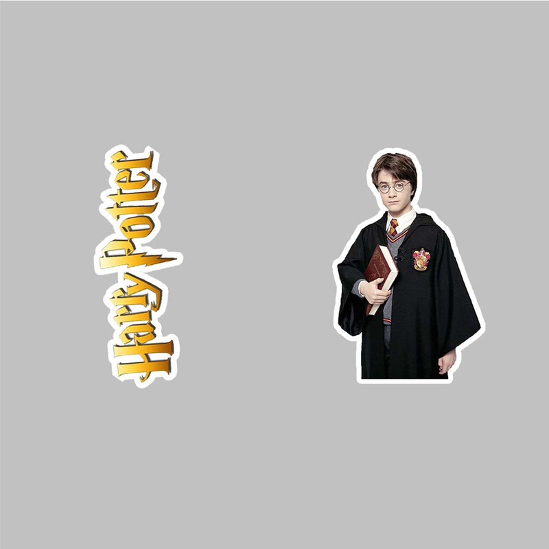 استیکر لپ تاپ کارنیکا طرح هری پاتر مدل harry potter-2222090 مجموعه 2 عددی