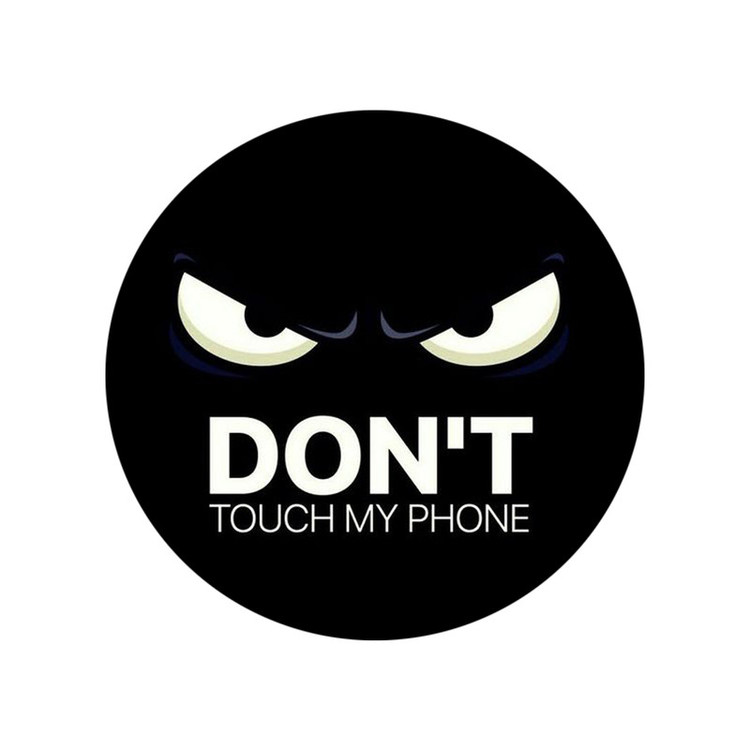 استیکر لپ تاپ طرح Dont Touch کد STL556