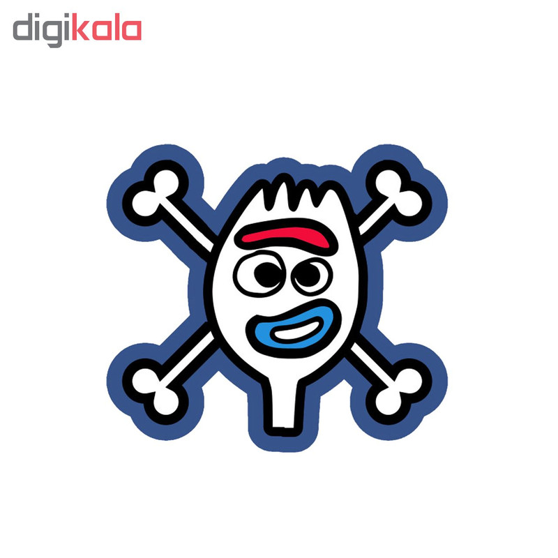 استیکر لپ تاپ طرح forky کد STL637