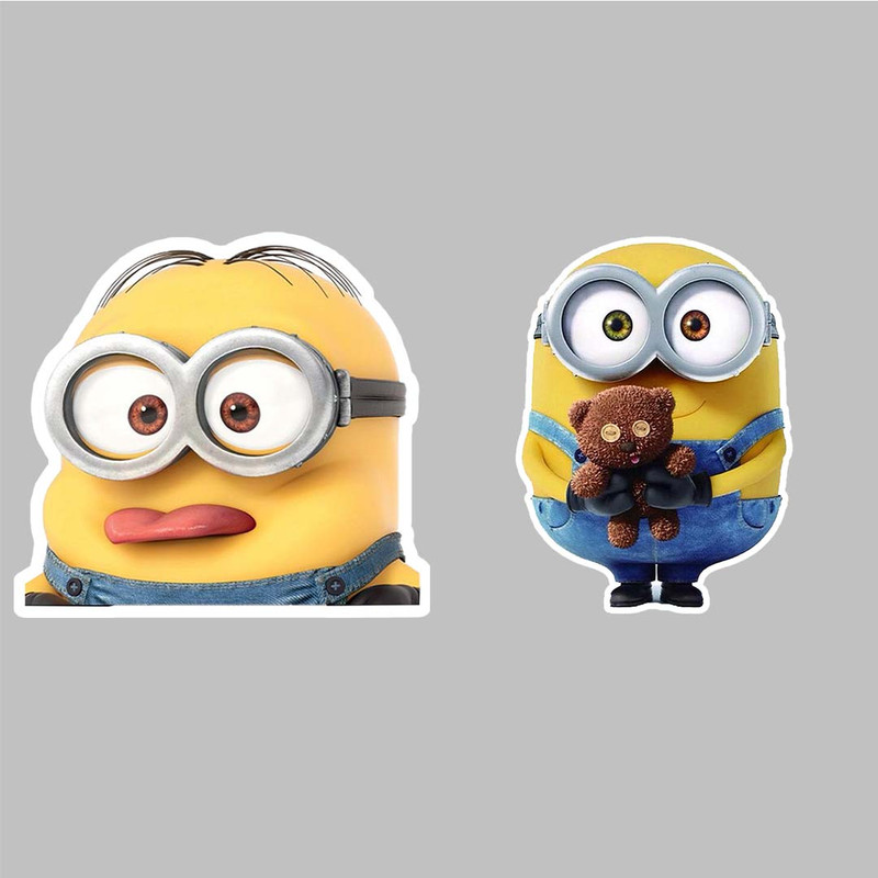 استیکر لپ تاپ کارنیکا طرح مینیون ها مدل Minions-2222009 مجموعه 2 عددی