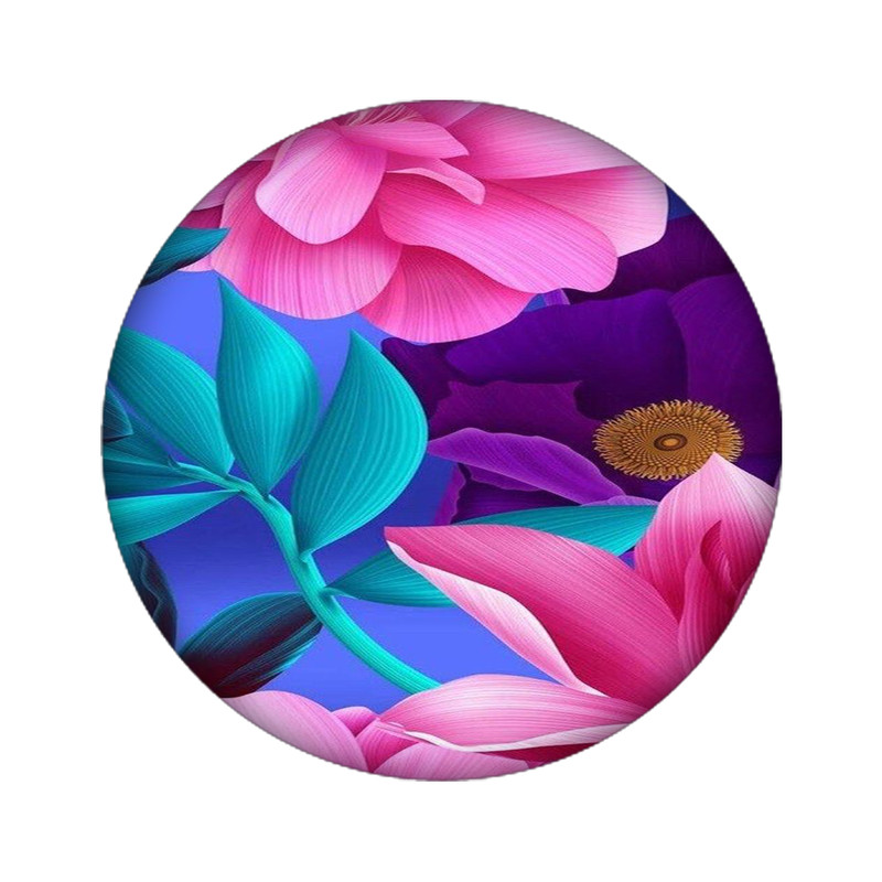 استیکر لپ تاپ طرح گل کد 4365