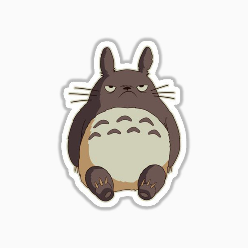 استیکر لپ تاپ و موبایل بووم طرح انیمه همسایه من مدل Totoro کد MR36