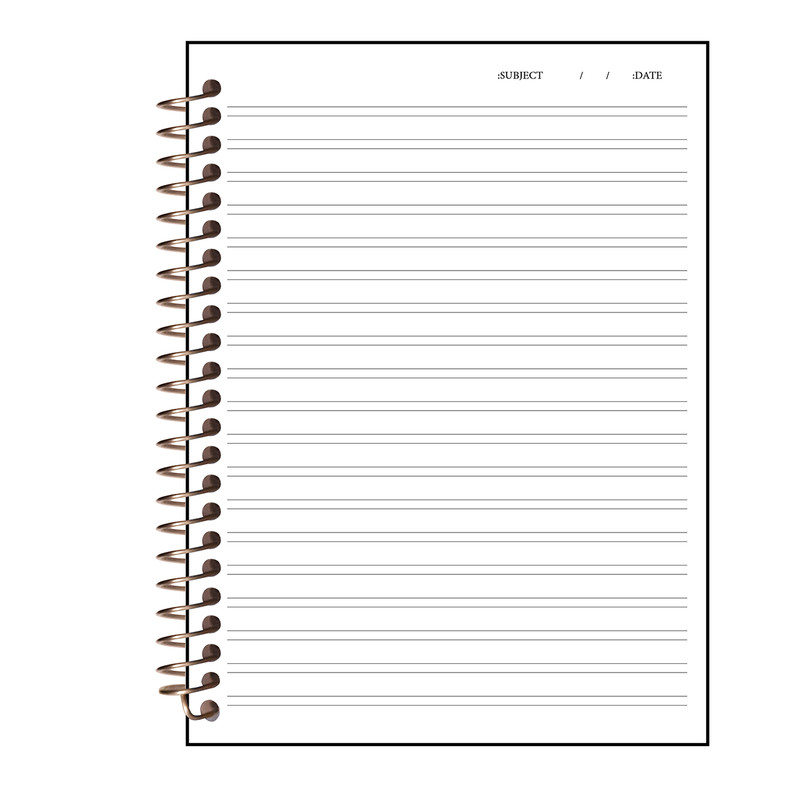 دفتر زبان 60 برگ طرح انیمه وان پیس کد L210