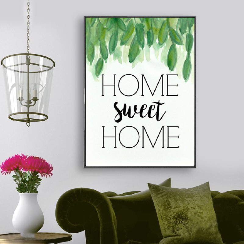 تابلو دکوراتیو مدل home کد 0022
