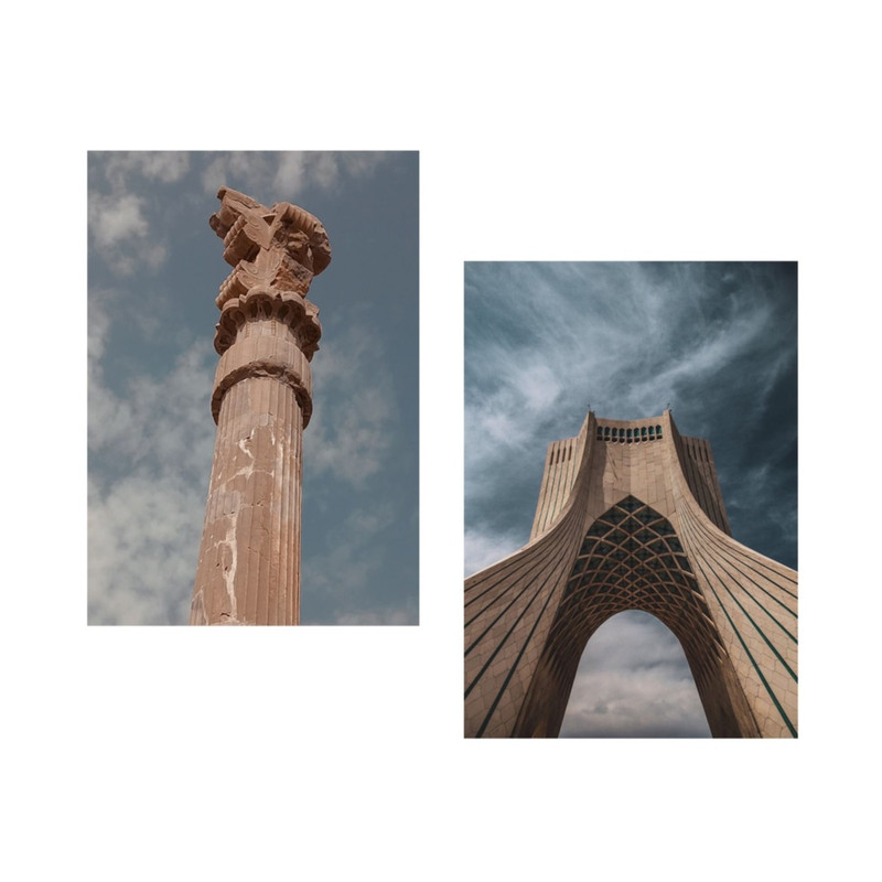 پوستر طرح کشور ایران مدل 11067 مجموعه دو عددی