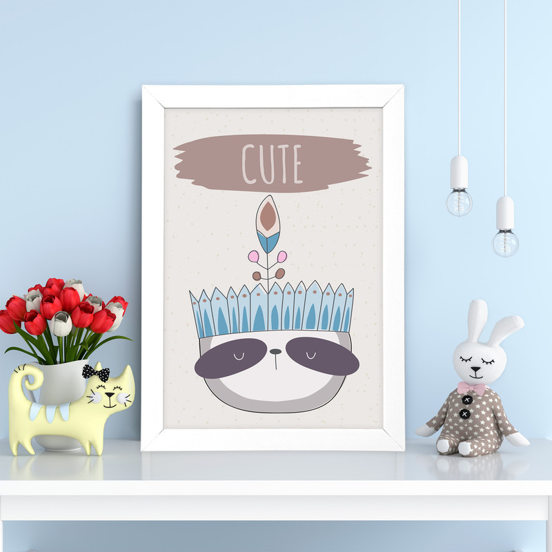 تابلو اتاق کودک آرتیفن کد K156W مجموعه 4 عددی