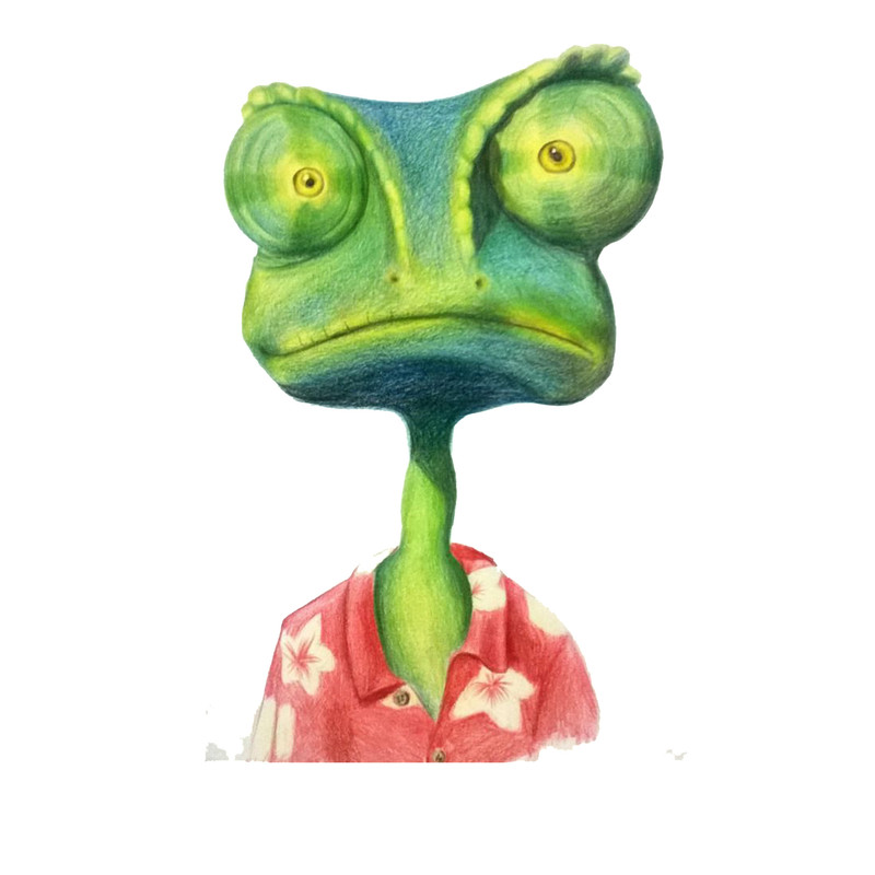 استیکر لپ تاپ و موبایل مدل انیمیشن طرح رنگو Rango کد 4173