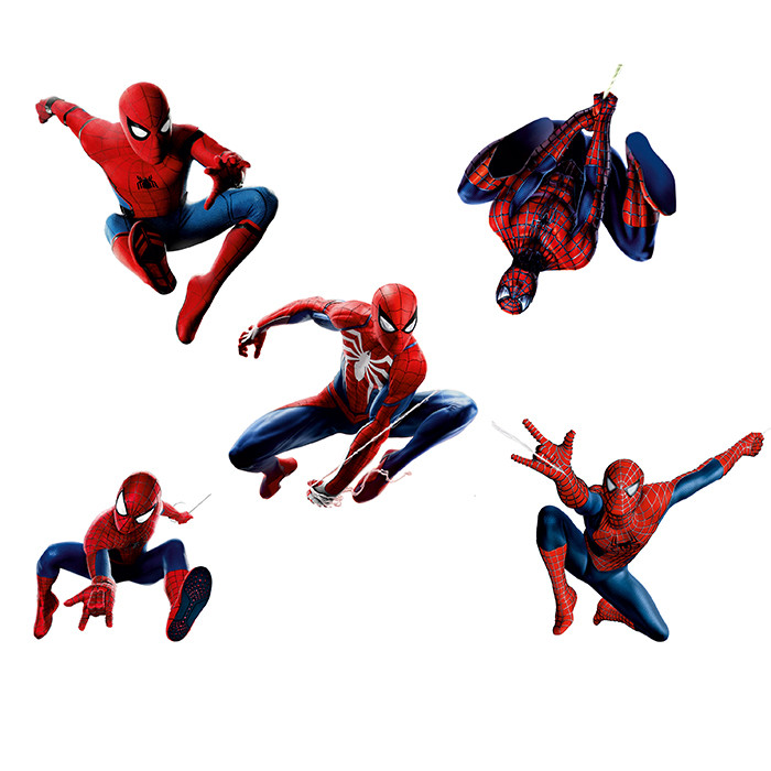 استیکر طرح Spiderman کد 03 بسته 5 عددی