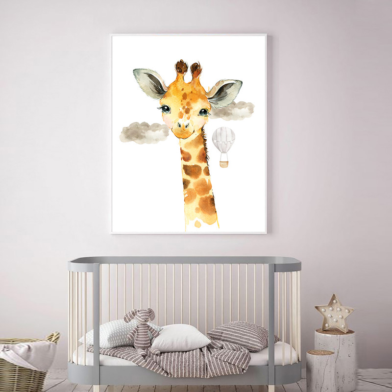 تابلو کودک مدل Giraffe