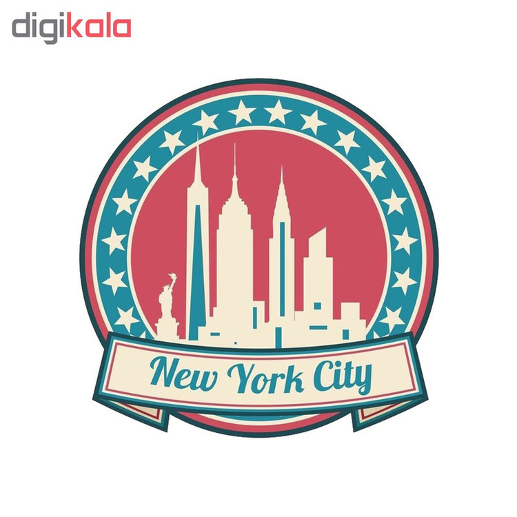 استیکر لپ تاپ طرح New York City کد STL1142