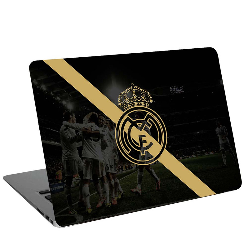 استیکر لپ تاپ طرح real madrid کد G-2308 مناسب برای لپ تاپ 15.6 اینچ