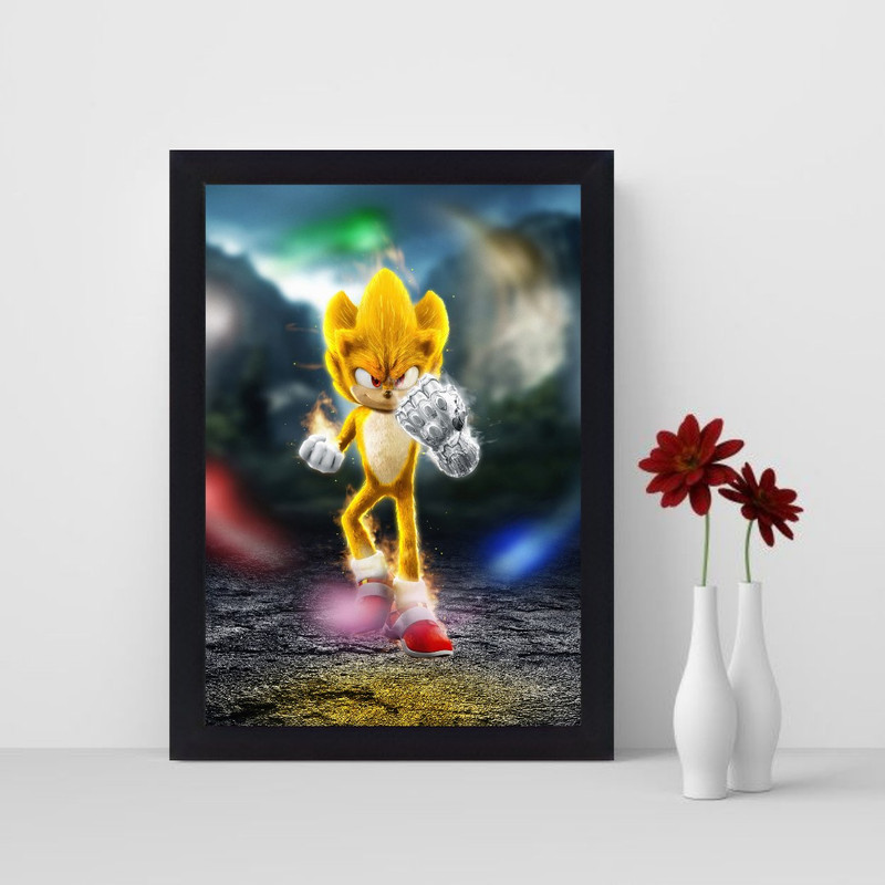 استیکر و تابلو کودک و نوزاد طرح بازی سونیک مدل Sonic