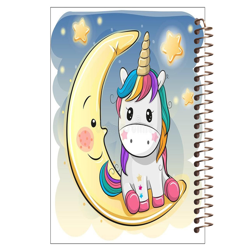 دفتر نقاشی 60 برگ طرح یونیکورن کد A122