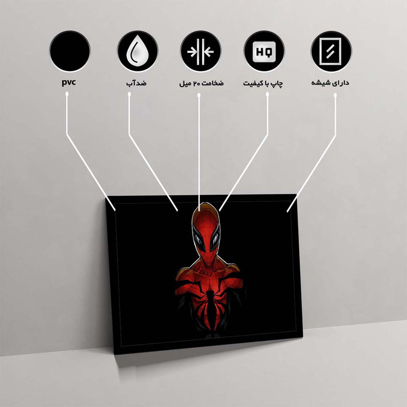 تابلو مدل spider man کد F-17023