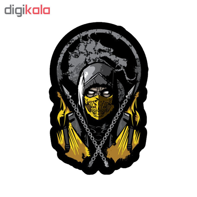 استیکر لپ تاپ طرح Sub Zero Mortal Combat کد STL1040