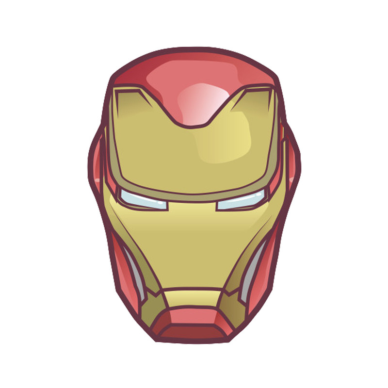 استیکر لپ تاپ طرح Iron Man Marvel کد STL1002