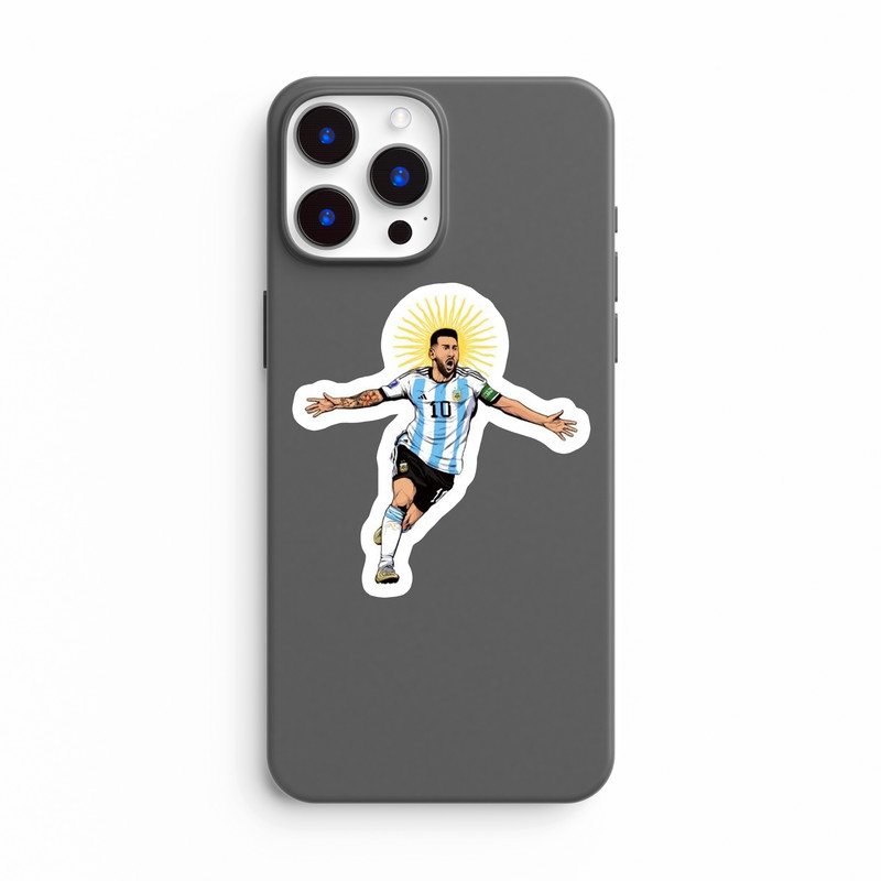 استیکر لپ تاپ و موبایل بووم طرح Messi کد NY36