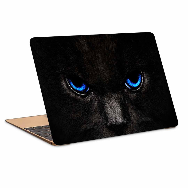استیکر لپ تاپ طرح cat eyes blue کد p-1139 مناسب برای لپ تاپ 15.6 اینچ