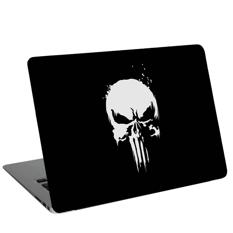 استیکر لپ تاپ طرح the punisher کد G-1395 مناسب برای لپ تاپ 15.6 اینچ