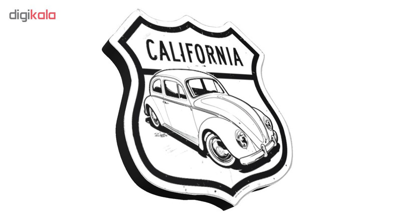 استیکر طرح فولکس مدل California