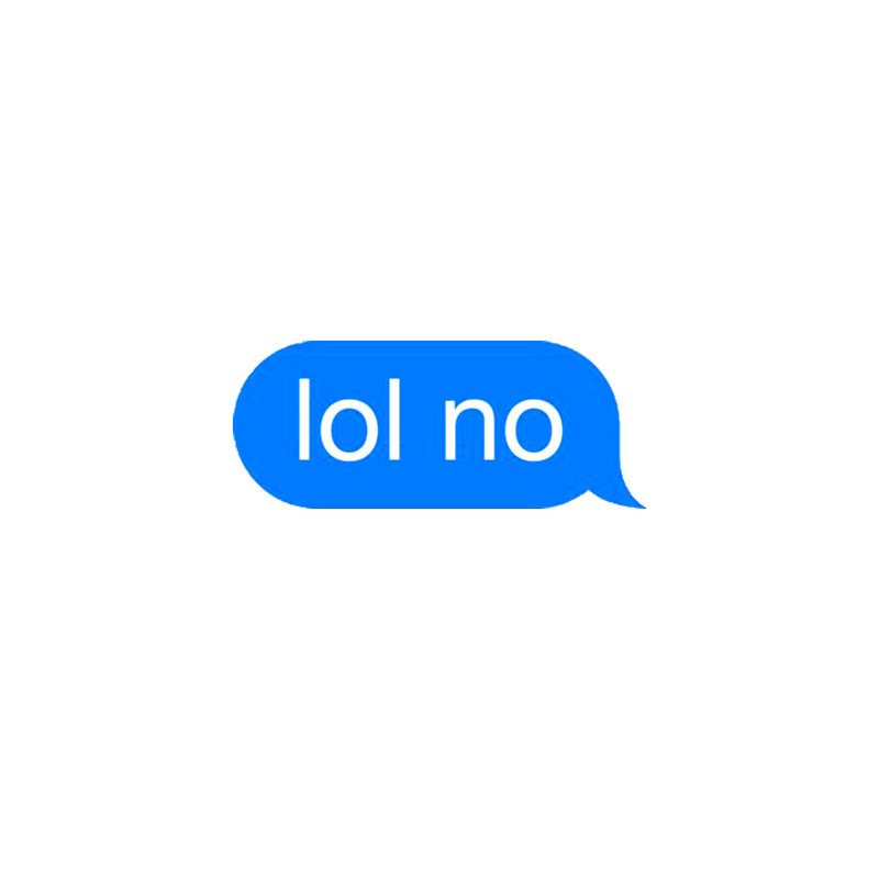 استیکر تزئینی موبایل طرح lol no کد 289