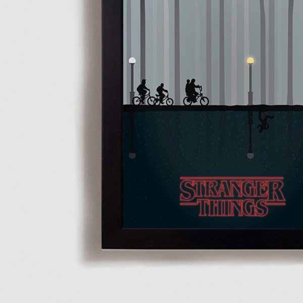 تابلو مدل سریال استرنجر تینگز stranger things B395