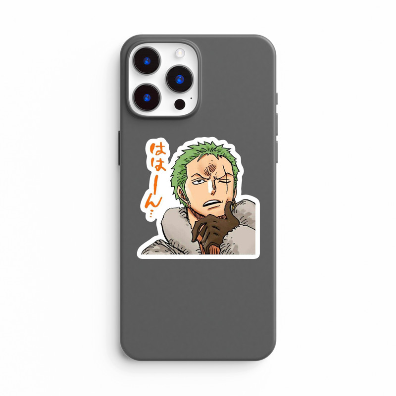 استیکر لپ تاپ و موبایل بووم طرح انیمه One Piece مدل Roronaoa Zoro کد JD27